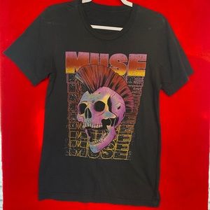 Muse Concert Tee - Skull Mohawk size S